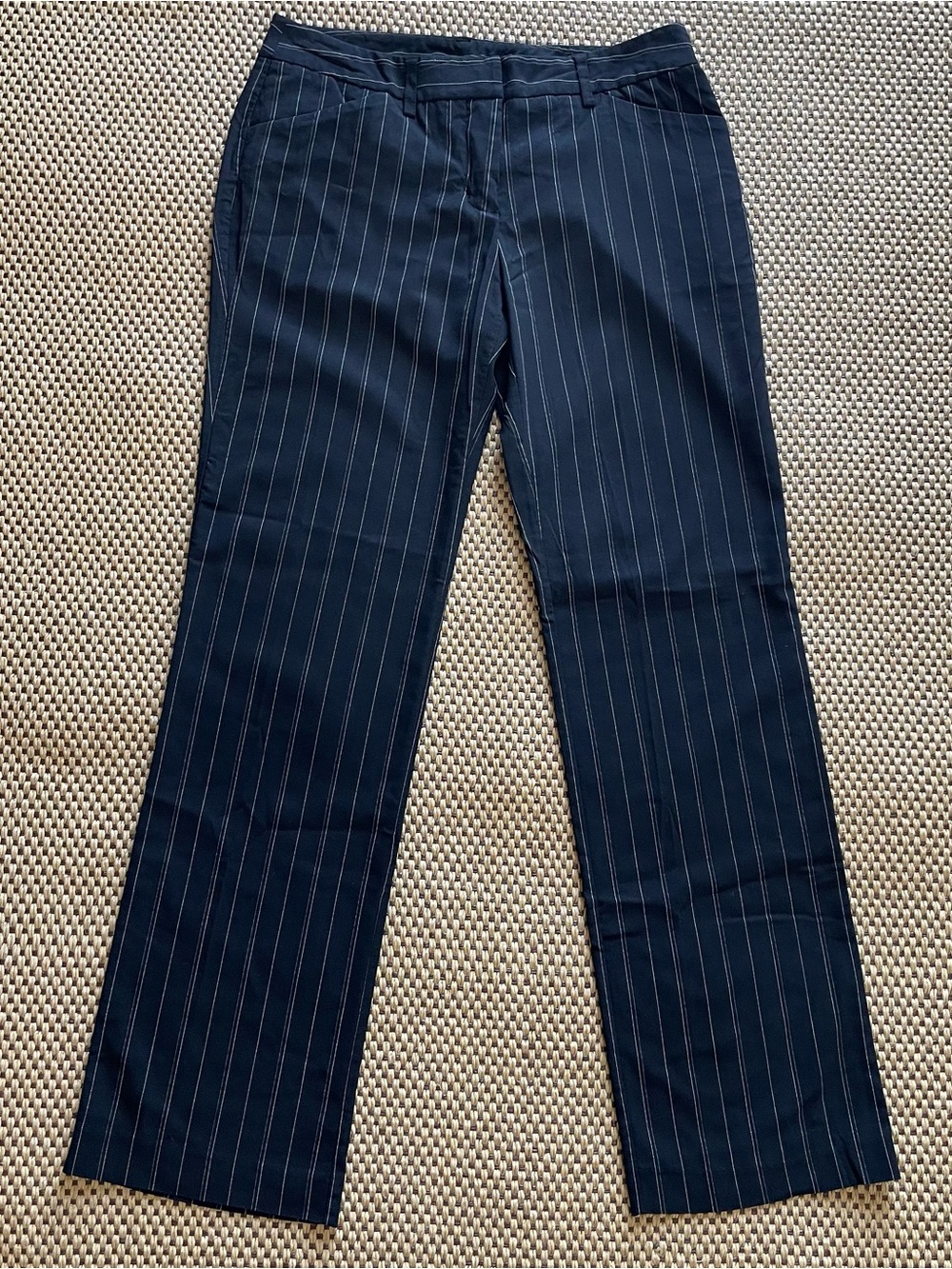 Pinstripe Dress Pants Black White Junior 9